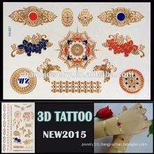 OEM wholesale colorful design tattoo beautiful design butterfly tattoo sticker high quality 3d Temporary YH 021